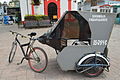 A bike taxi in Xochimilco.