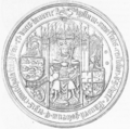 Kristoffer av Bayerns segl (konge 1440-1448).