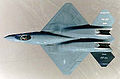 Northrop-McDonnell Douglas YF-23, вид сверху