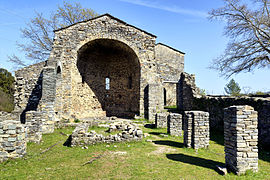 Ruines de l'église préromane San Giovanni Battista.