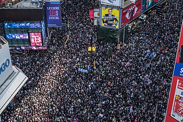 Protesters flooding the streets