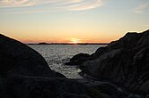 Solnedgang ud for Norrhamn