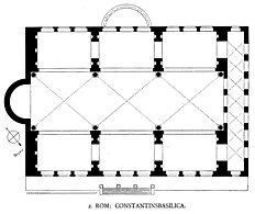 Plan d'ensemble après les modifications de Constantin Ier.