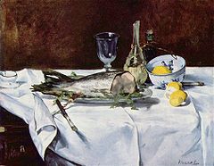 Edouard Manet: Still Life with Salmon