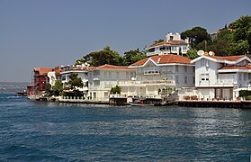 Esra Umur Yalısı and Necati Bey Yalısı in Kanlıca on the Bosphorus.