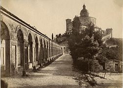 Pórtico y santuario de San Luca (foto antigua)