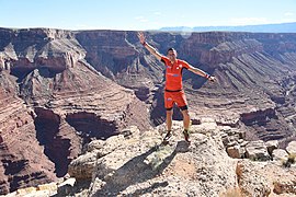 Philippe Richet au G2G, dans le Grand Canyon