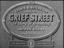 Description de l'image Grief Street by Richard Thorpe 1931.PNG.