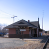 The former Dominion Atlantic Railway station at Hantsport, NS
