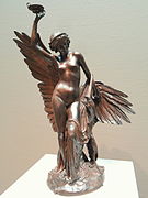 Réduction en bronze de l'Art Institute of Chicago