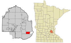 Location of Richfield within شهرستان هنپین، مینه‌سوتا, Minnesota