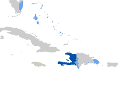 Verspreiding van Haïtiaanse Kreools