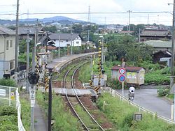 駅遠景（2004年9月6日）