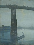 Vignette pour Nocturne en bleu et or - le Vieux Pont de Battersea