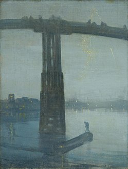 James Abbott McNeill Whistler, Nocturne: Blue and Gold - Old Battersea Bridge (1872), Tate Britain, London, England James Abbot McNeill Whistler 006.jpg