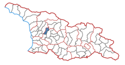 جایگاه در نقشه گرجستان