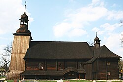 Kostel a zvonice v roce 2009