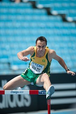 Louis Jacob van Zyl i Daegu 2011.