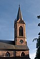 Lahr, la tour de l'église (Stiftskirche)