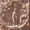 Lakshmi con loto e due preposti bambini, Sanchi Stupa No.2, 115 a.C.