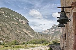 Landschaft beim ehemaligen Franziskanerkonvent von Bucareli im Municipio Pinal de Amoles