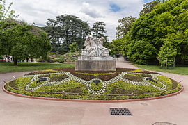 Le Secret, sculpture installée au parc de la Tête d'Or à Lyon.