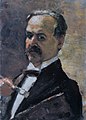 zelfportret door Lesser Ury overleden op 18 oktober 1931