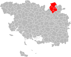 Localisation de Communauté de communes du Porhoët