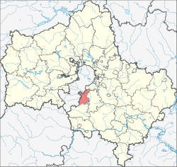 Location of Podolsk Region (Moscow Oblast) with New Moscow.svg