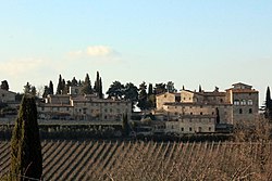 View of Lucignano in Chianti