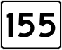 State Route 155 marker