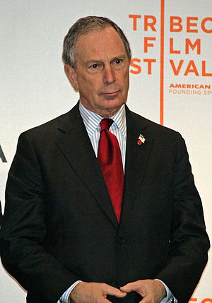 New York City Mayor Michael Bloomberg opening ...