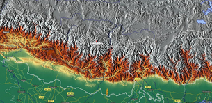 Location of Mount Everest