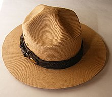 A campaign hat worn by the US National Park Service Nps ranger hat.jpg