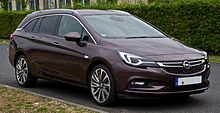 Opel Astra K Tourer eleje