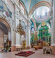 Iconostasi Rococò nella chiesa ortodossa del Santo Spirito a Vilnius, progettata da Johann Christoph Glaubitz tra il 1753 e il 1756