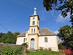 Overview of Evangelical church in Horní Vilémovice, Třebíč District.JPG