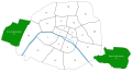 Współczesny podział Paryża na dzielnice