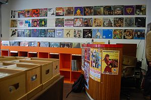 Record shop in Paris near Moulin Rouge