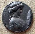Placa petita de l'antiga, Hipolita, S.XVI