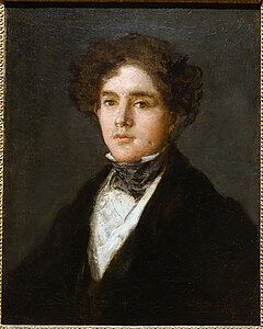 Portrait de Mariano Goya, petit-fils de l'artiste, Francisco de Goya.