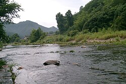 Yao River passing near the town centre