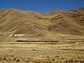 Ascension du train côté Cuzco.