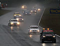 Correia driving the FIA WTCC safety car at the start of the 2010 FIA WTCC Race of Japan race 1.