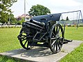 Canon allemand dans le parc au Tournant-de-la-Rivière de Sayabec