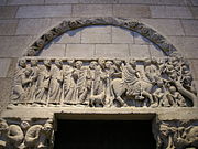 Scuola di biduino, portale da san leonardo al frigido, vicino massa carrara, Biduino, c. 1170–80