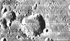 Снимок зонда Lunar Orbiter - IV.