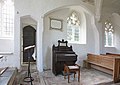 Chancel south side with priest's door