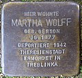 Stolperstein für Martha Wolff (Mainzer Straße 78)