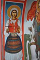 Фреска на Света Злата Мегленска во црквата